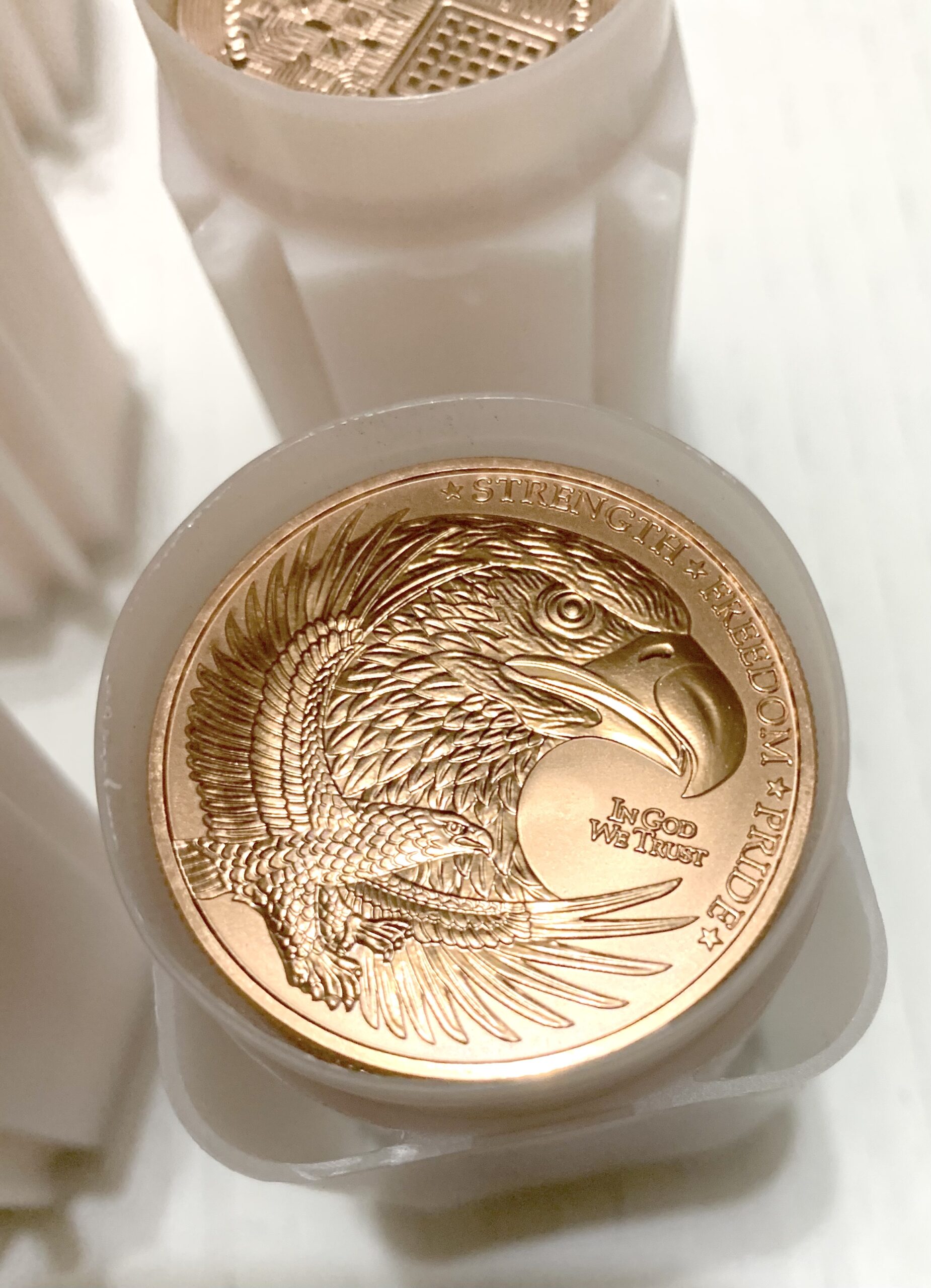 20 × 1 oz .999 Copper Rounds – 1 Tube (Random/Designs) - Image 4