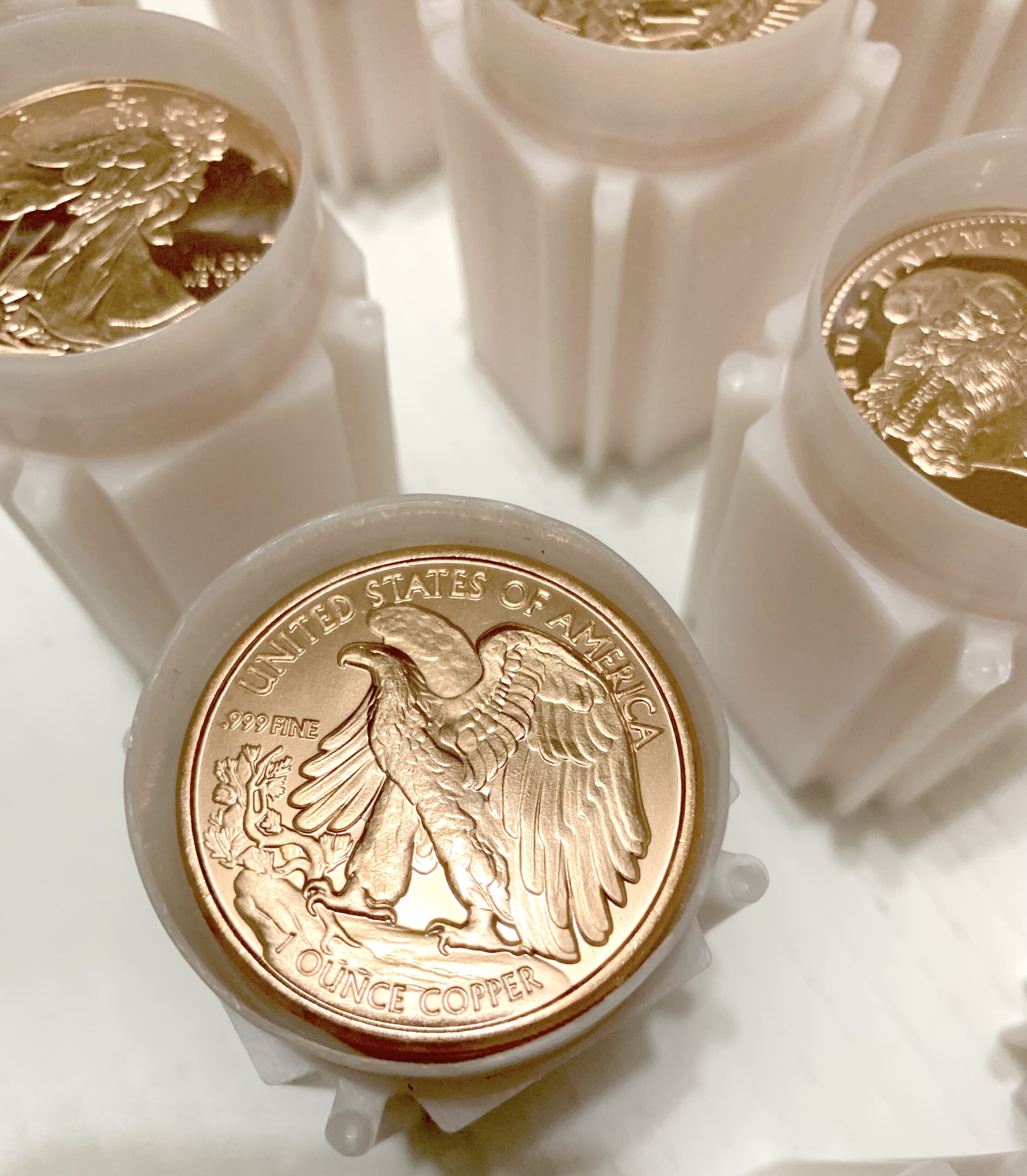 20 × 1 oz .999 Copper Rounds – 1 Tube (Random/Designs) - Image 8