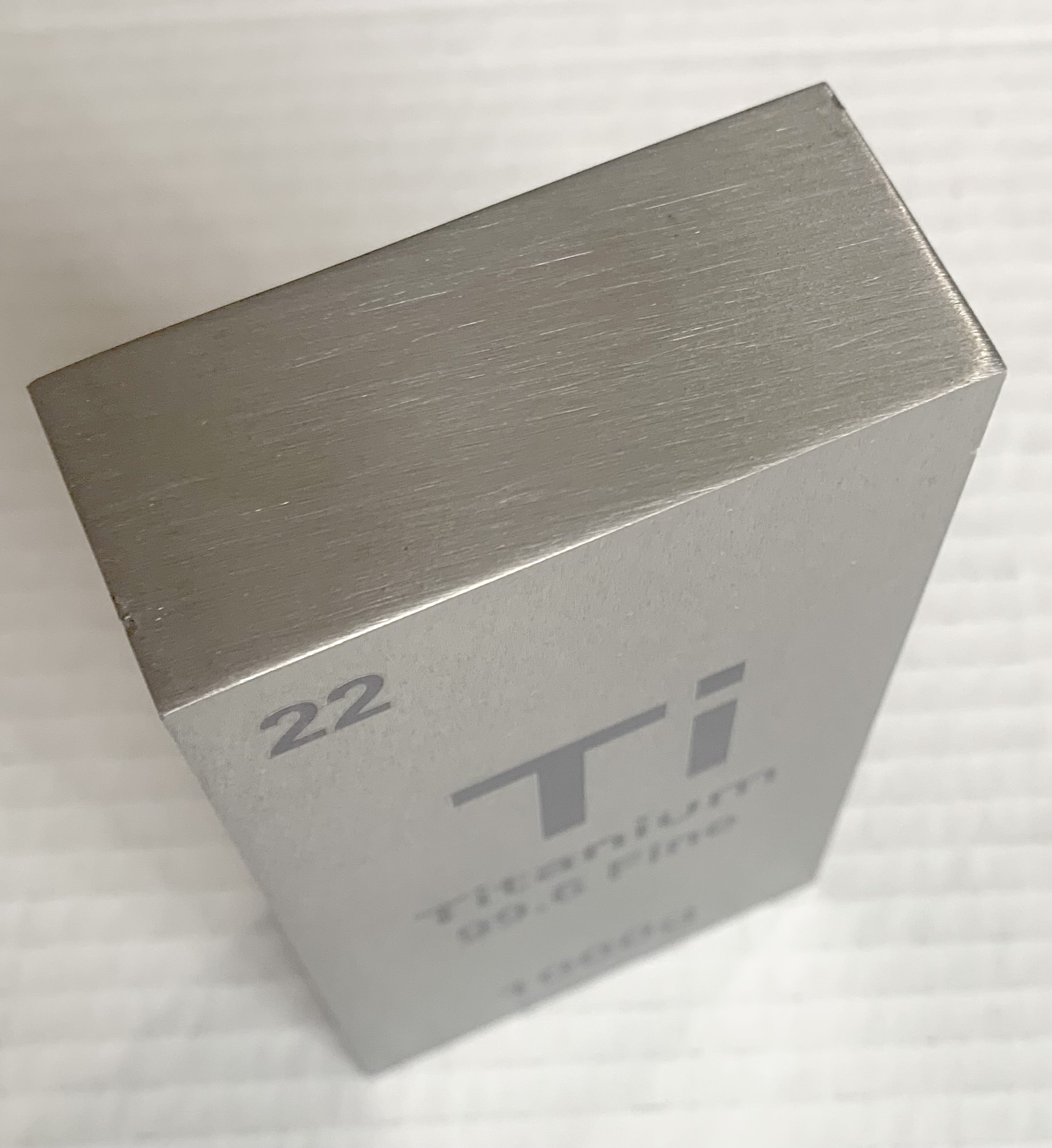 Titanium Pure Bar 99.6 1kg - Image 3