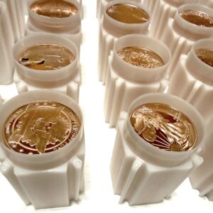 20 × 1 oz .999 Copper Rounds – 1 Tube (Random/Designs)